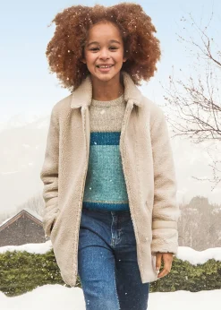 Outlet Abrigo borreguito chica Abrigos Y Chaquetas