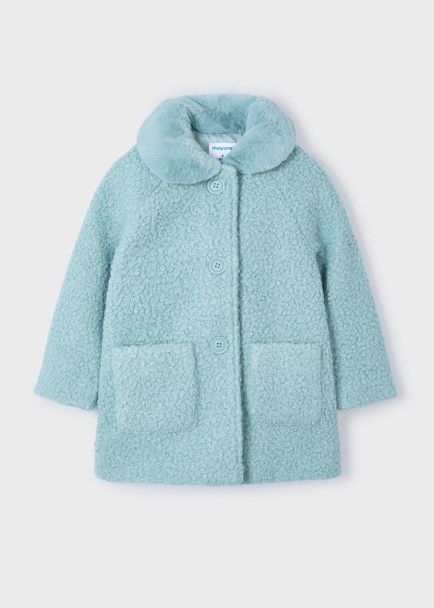 Cheap Abrigo rizo cuello pelo niña Abrigos Y Chaquetas