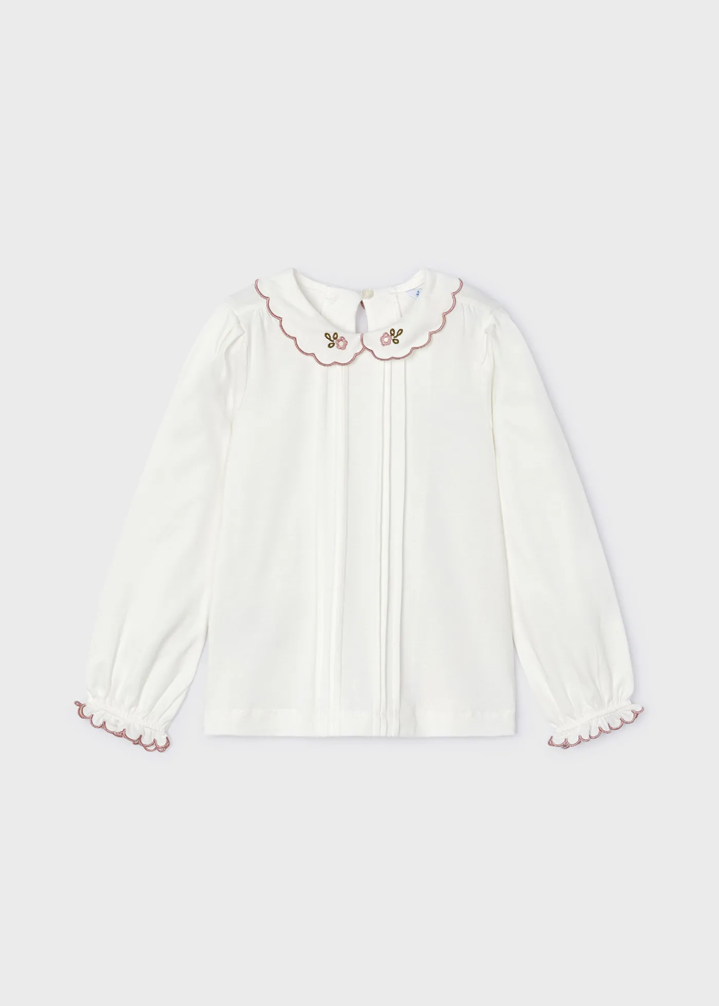 Hot Blusa cuello bordado niña Blusas Y Tops