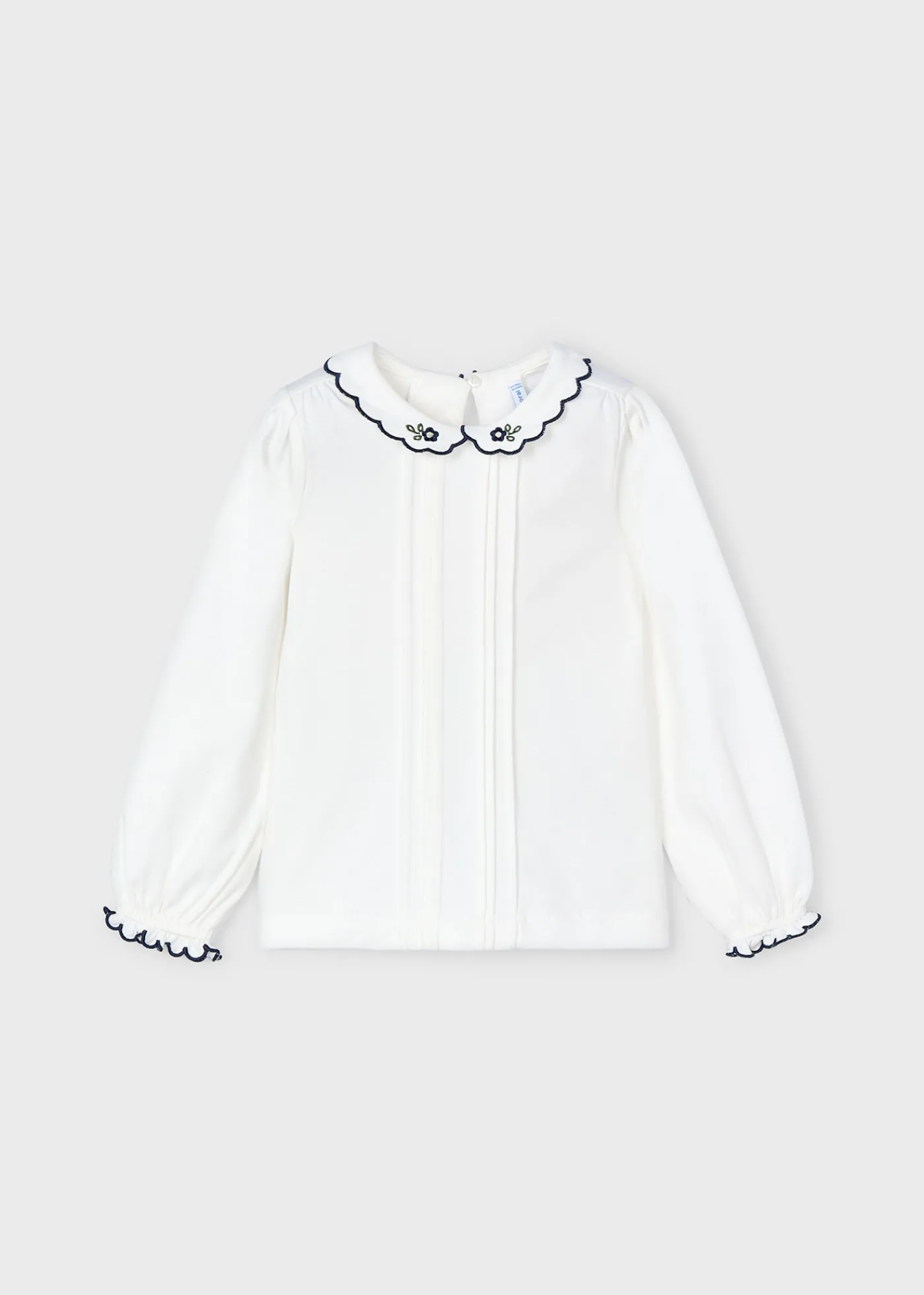 Sale Blusa cuello bordado niña Blusas Y Tops