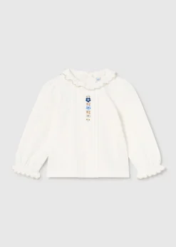 Outlet Blusa flores bordadas bebé Camisas Y Blusas