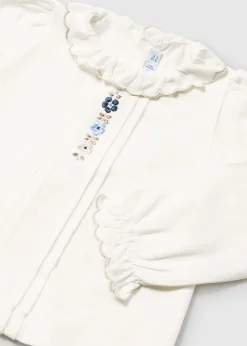 Outlet Blusa flores bordadas bebé Camisas Y Blusas