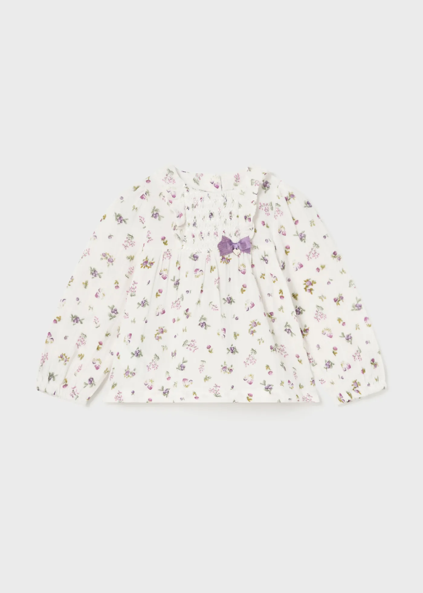Hot Blusa gasa estampada bebé Camisas Y Blusas