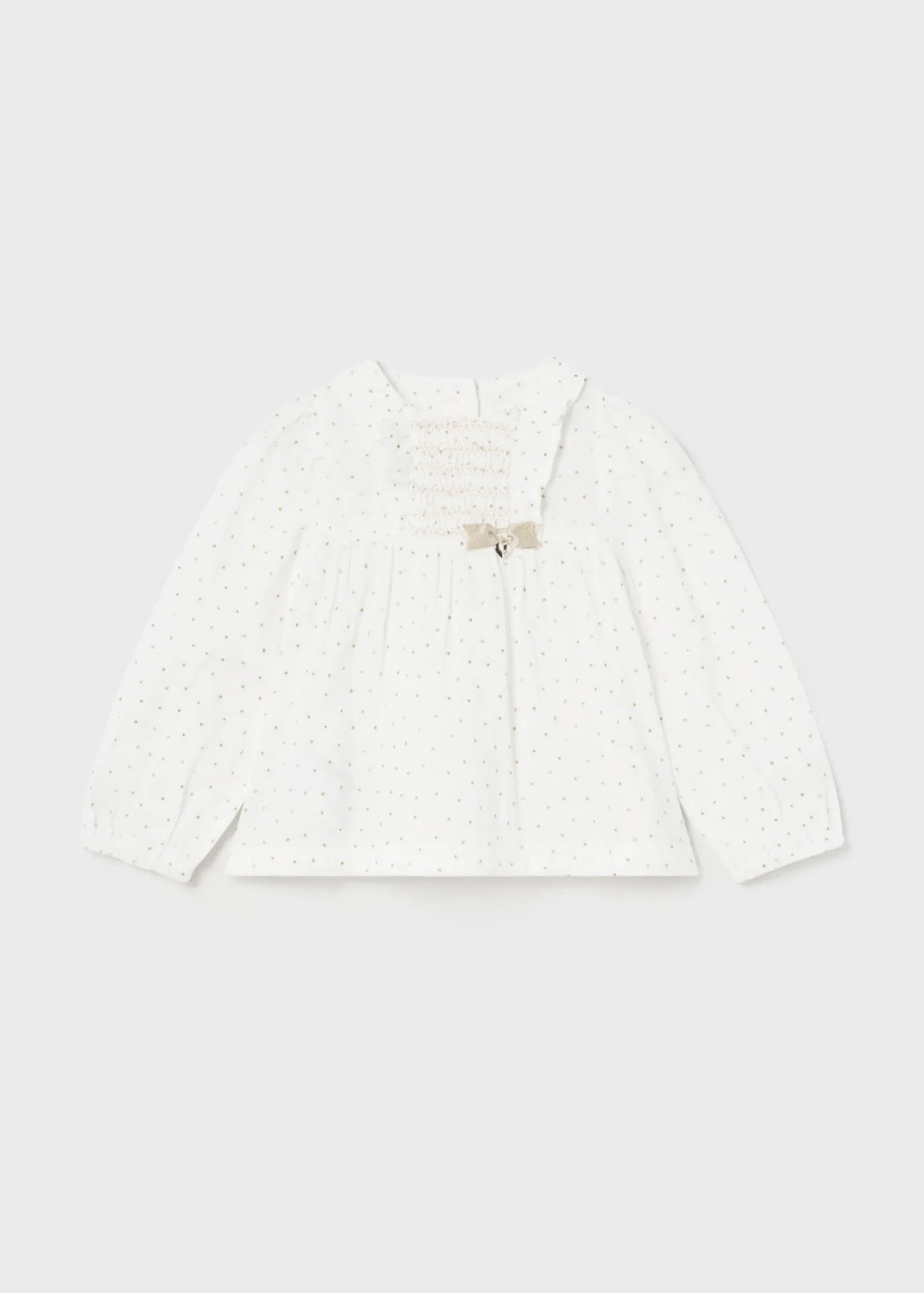 Shop Blusa gasa estampada bebé Camisas Y Blusas