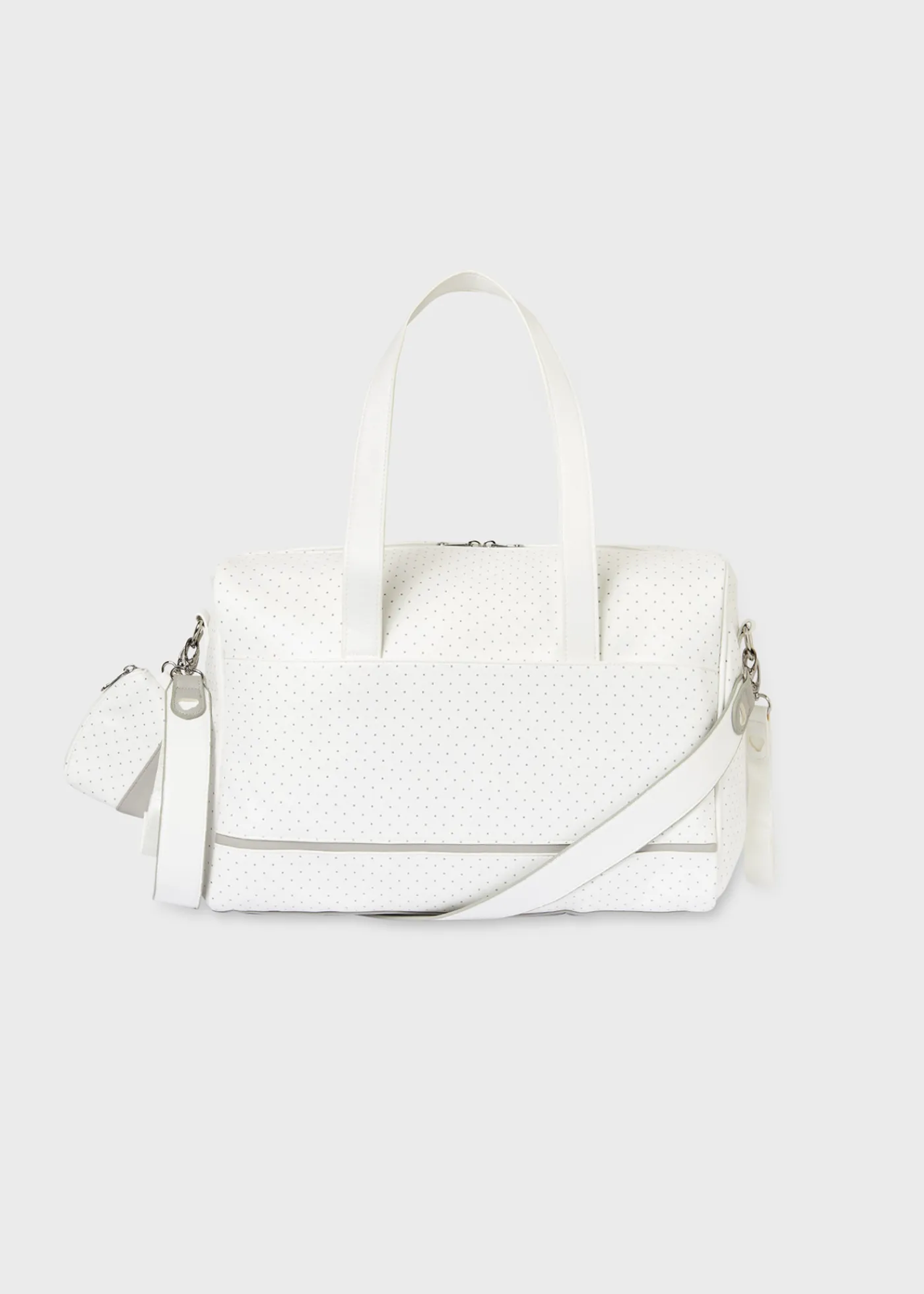 Discount Bolso maternidad lunares con portachupete bebé Bolsos De Maternidad