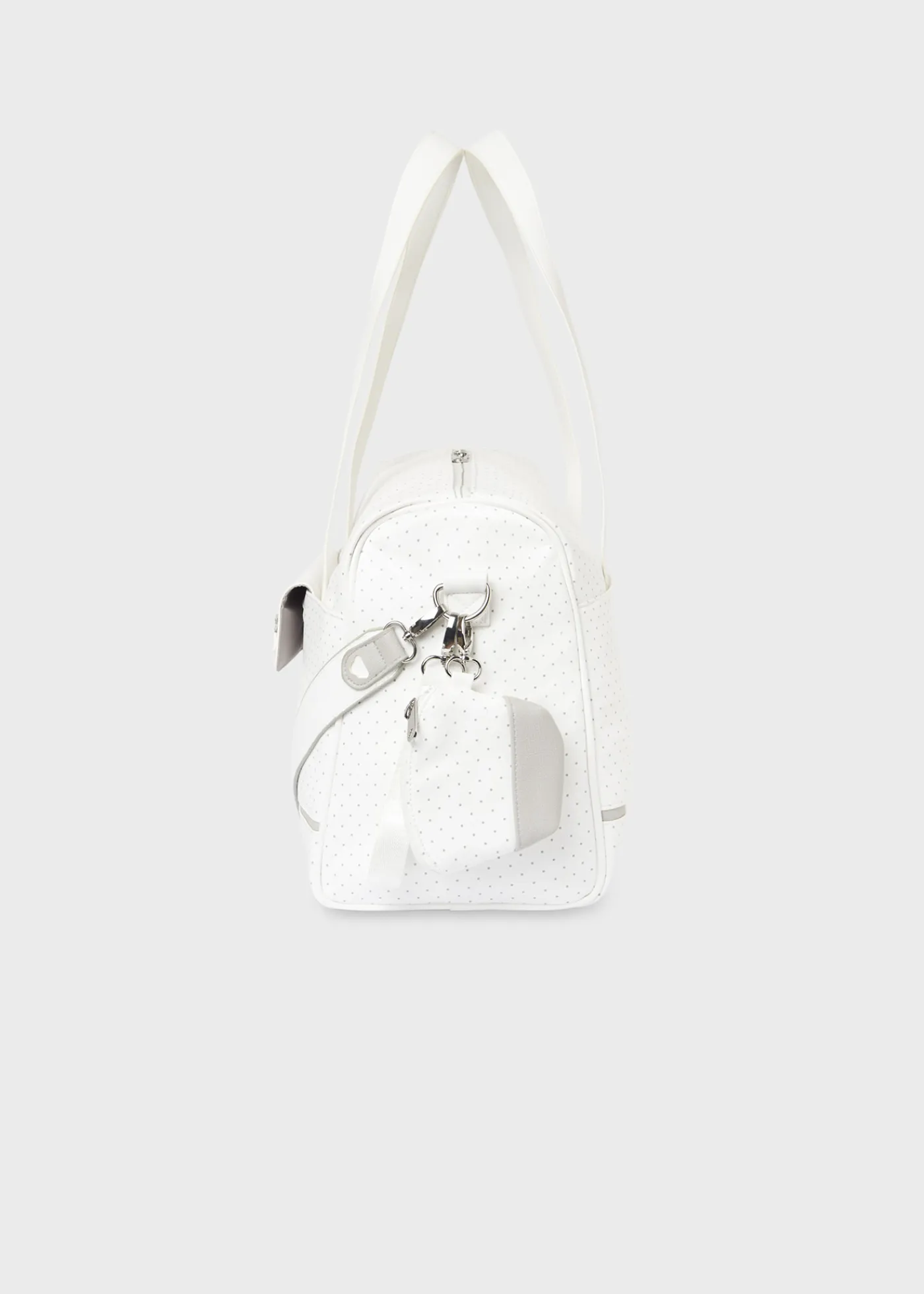 Discount Bolso maternidad lunares con portachupete bebé Bolsos De Maternidad