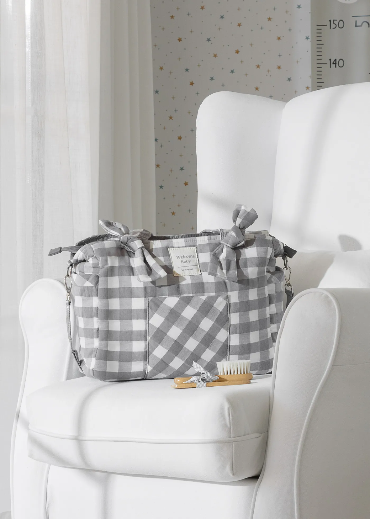 New Bolso maternidad vichy bebé Bolsos De Maternidad