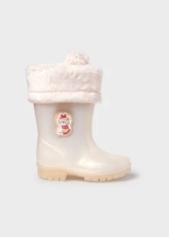 Hot Bota de agua con forro niño y niña Botas De Agua|Botas De Agua