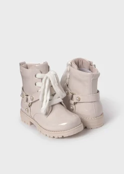 Online Botín biker charol niña Botas Y Botines|Botas Y Botines