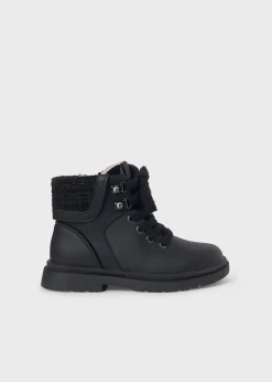 Shop Botín biker piel niña Botas Y Botines|Botas Y Botines