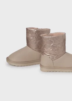 Fashion Botín caña acolchada niña Botas Y Botines|Botas Y Botines