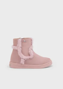 Shop Botín detalle pelo niña Botas Y Botines|Botas Y Botines