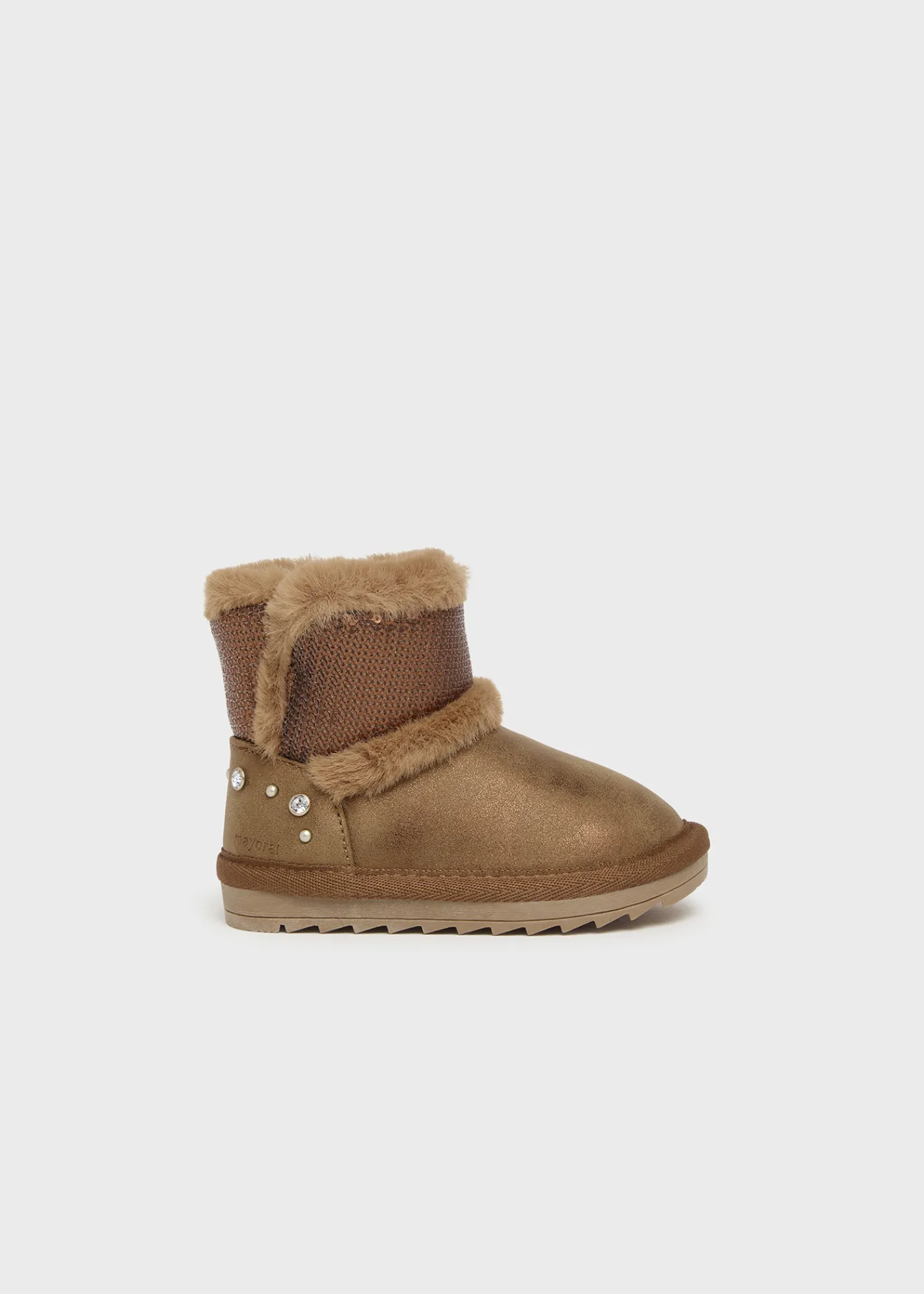 New Botín metalizado lentejuelas bebé Botas Y Botines|Botas Y Botines