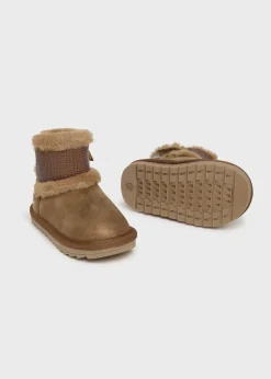 New Botín metalizado lentejuelas bebé Botas Y Botines|Botas Y Botines