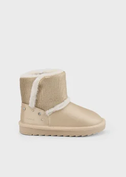 Clearance Botín metalizado lentejuelas niña Botas Y Botines|Botas Y Botines
