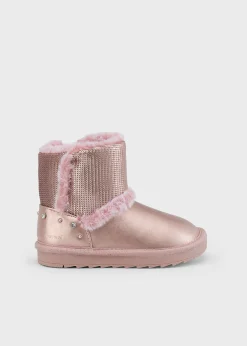 Sale Botín metalizado lentejuelas niña Botas Y Botines|Botas Y Botines