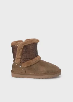 Best Sale Botín metalizado lentejuelas chica Botas Y Botines|Botas Y Botines