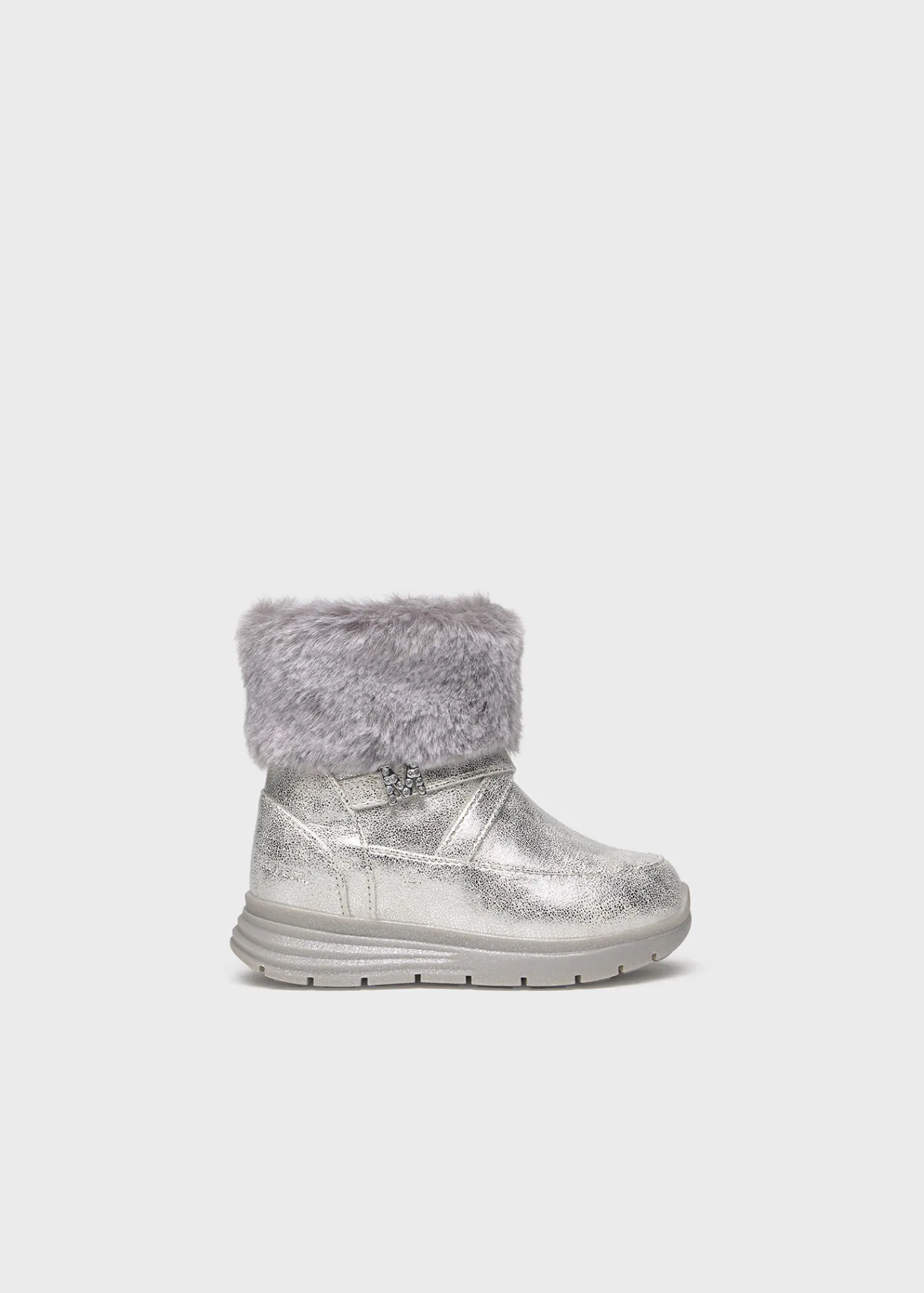 Cheap Botín metalizado pelo bebé Botas Y Botines|Botas Y Botines