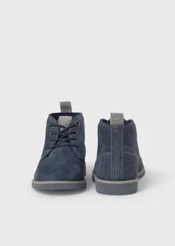 Sale Botín serraje cordones chico Botas Y Botines|Botas Y Botines