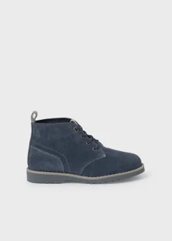 New Botín serraje cordones niño Botas Y Botines|Botas Y Botines