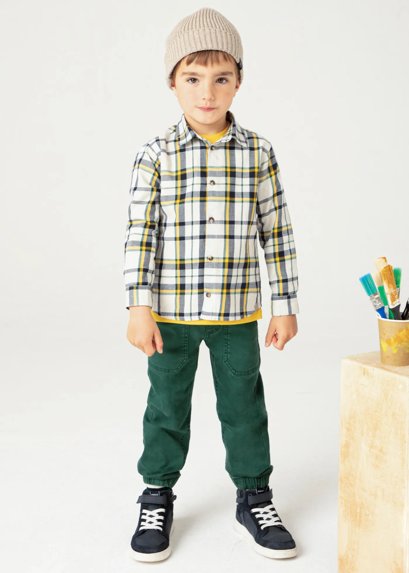 Online Camisa cuadros niño Camisas