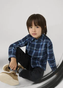 Fashion Camisa cuadros niño Camisas