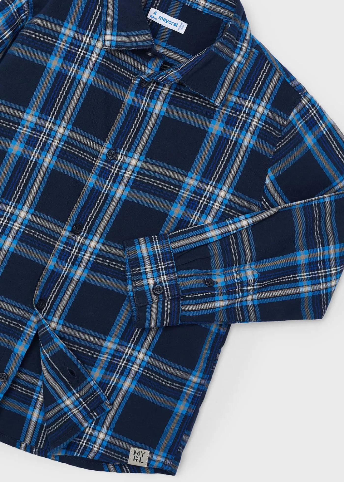 Fashion Camisa cuadros niño Camisas
