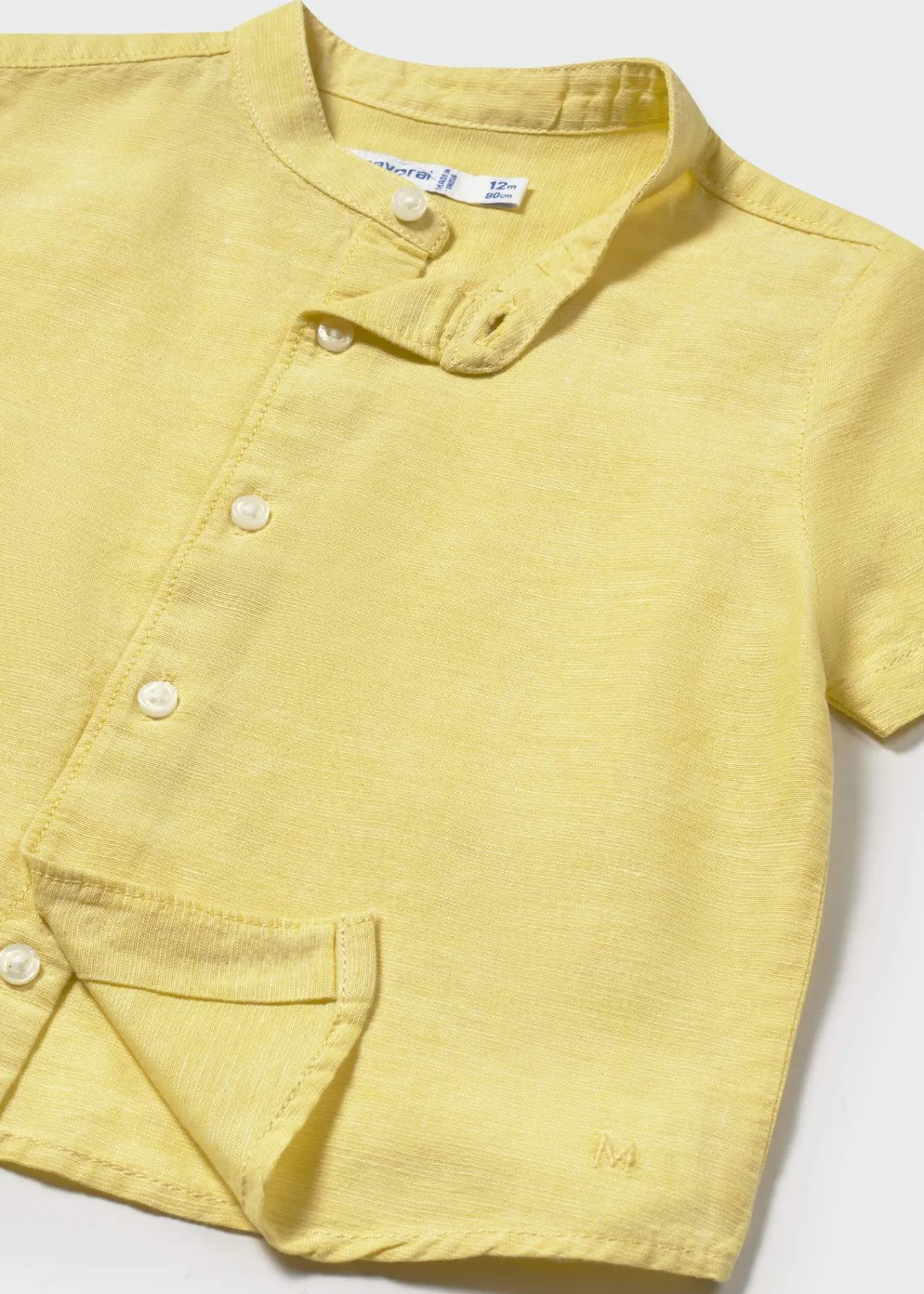 Best Camisa cuello mao con lino bebé Camisas Y Blusas