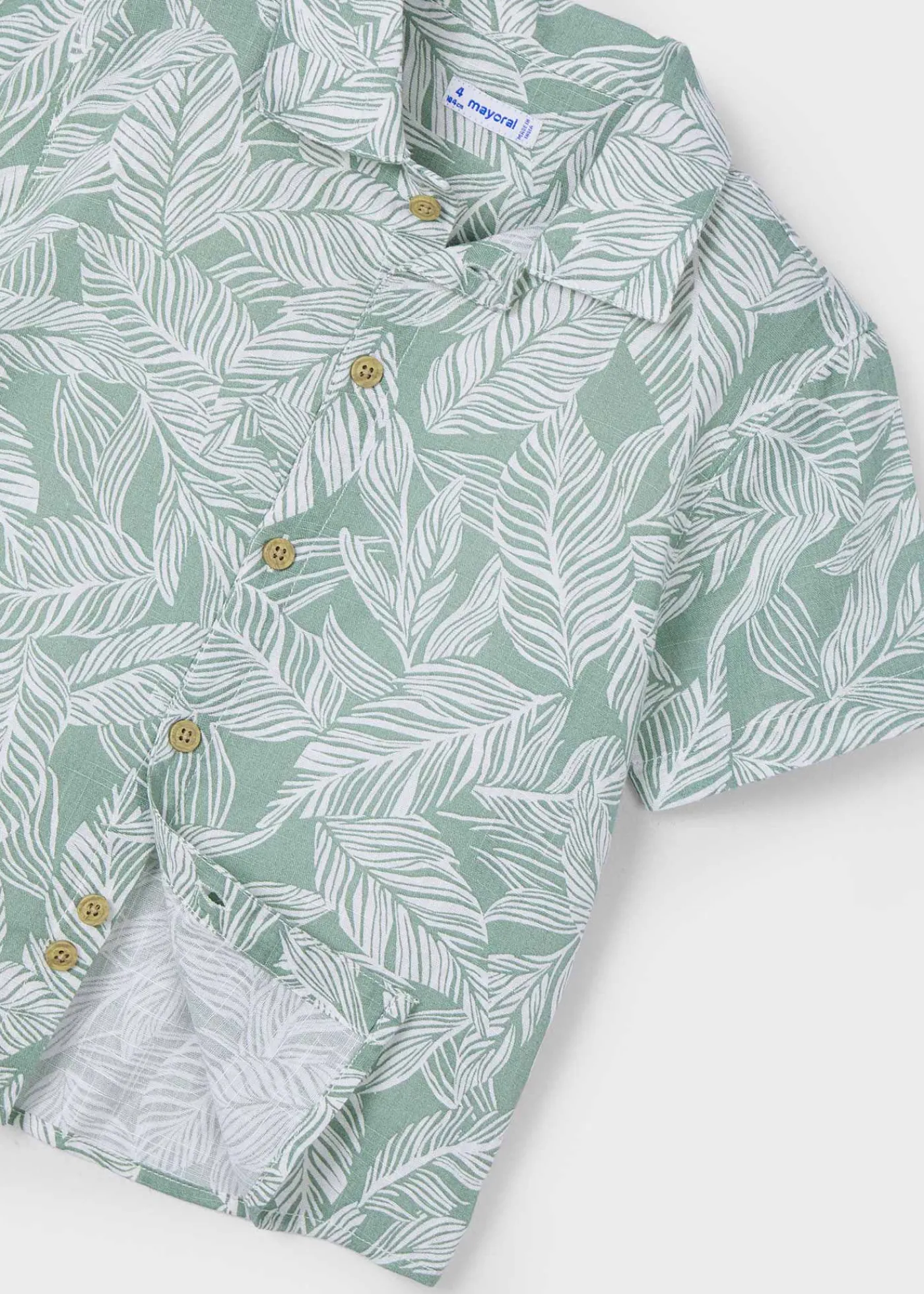 Store Camisa estampado tropical niño Camisas