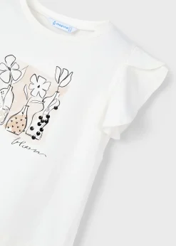 Fashion Camiseta aplicaciones niña Camisetas Y Polos