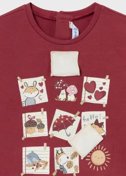 Hot Camiseta aplique bebé Bodies Y Camisetas