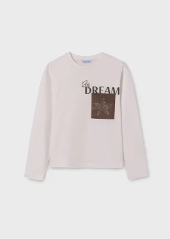 Discount Camiseta bolsillo contraste chica Camisetas Y Polos