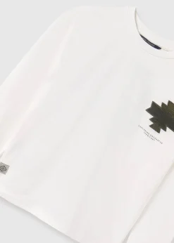 Sale Camiseta bordado espalda chico Camisetas