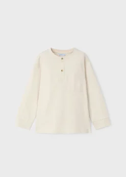Cheap Camiseta botones cuello niño Camisetas