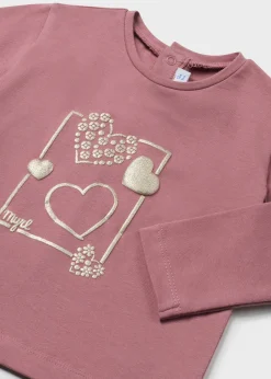 Best Camiseta básica corazones bebé Bodies Y Camisetas