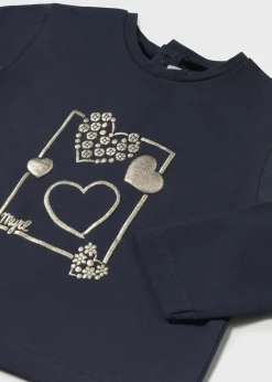 Online Camiseta básica corazones bebé Bodies Y Camisetas