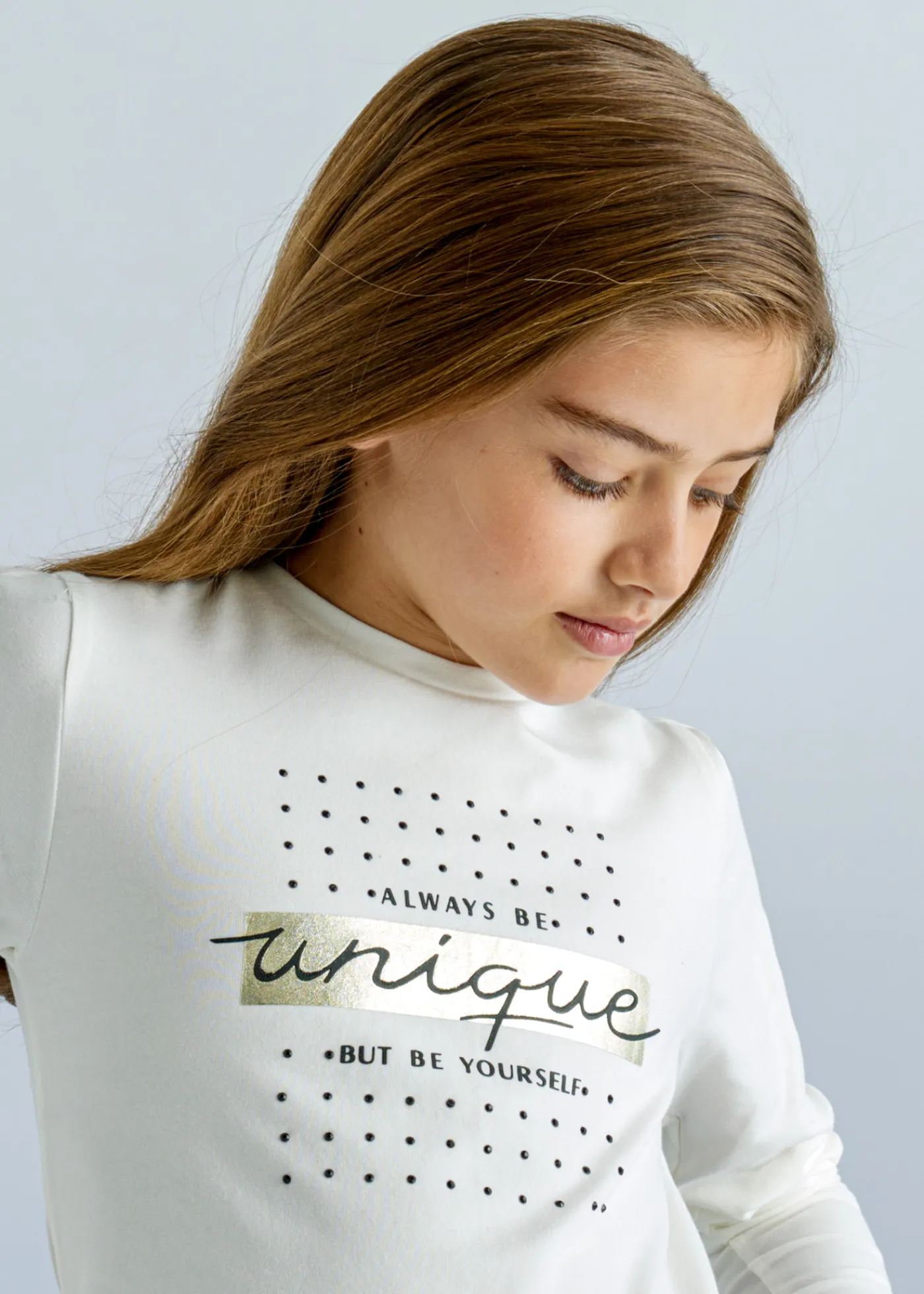 Shop Camiseta básica texto chica Camisetas Y Polos