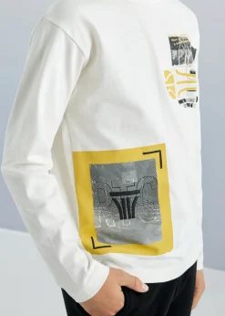 Cheap Camiseta detalle reflectante chico Camisetas