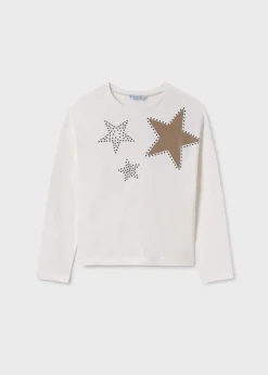 Fashion Camiseta detalle strass chica Camisetas Y Polos