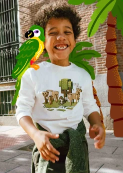 Online Camiseta dibujo píxeles niño Camisetas