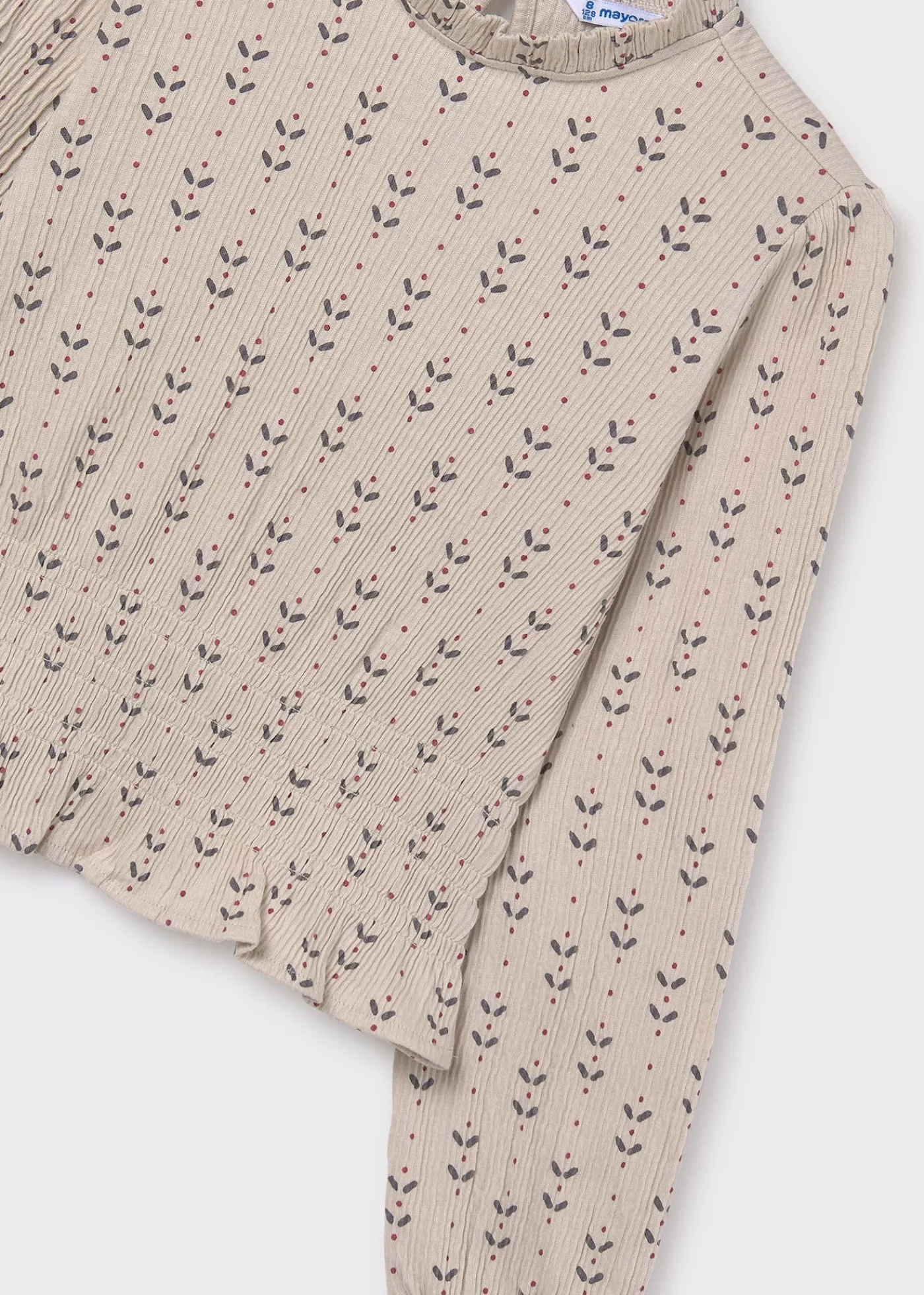 Flash Sale Camiseta estampada fruncida chica Camisetas Y Polos