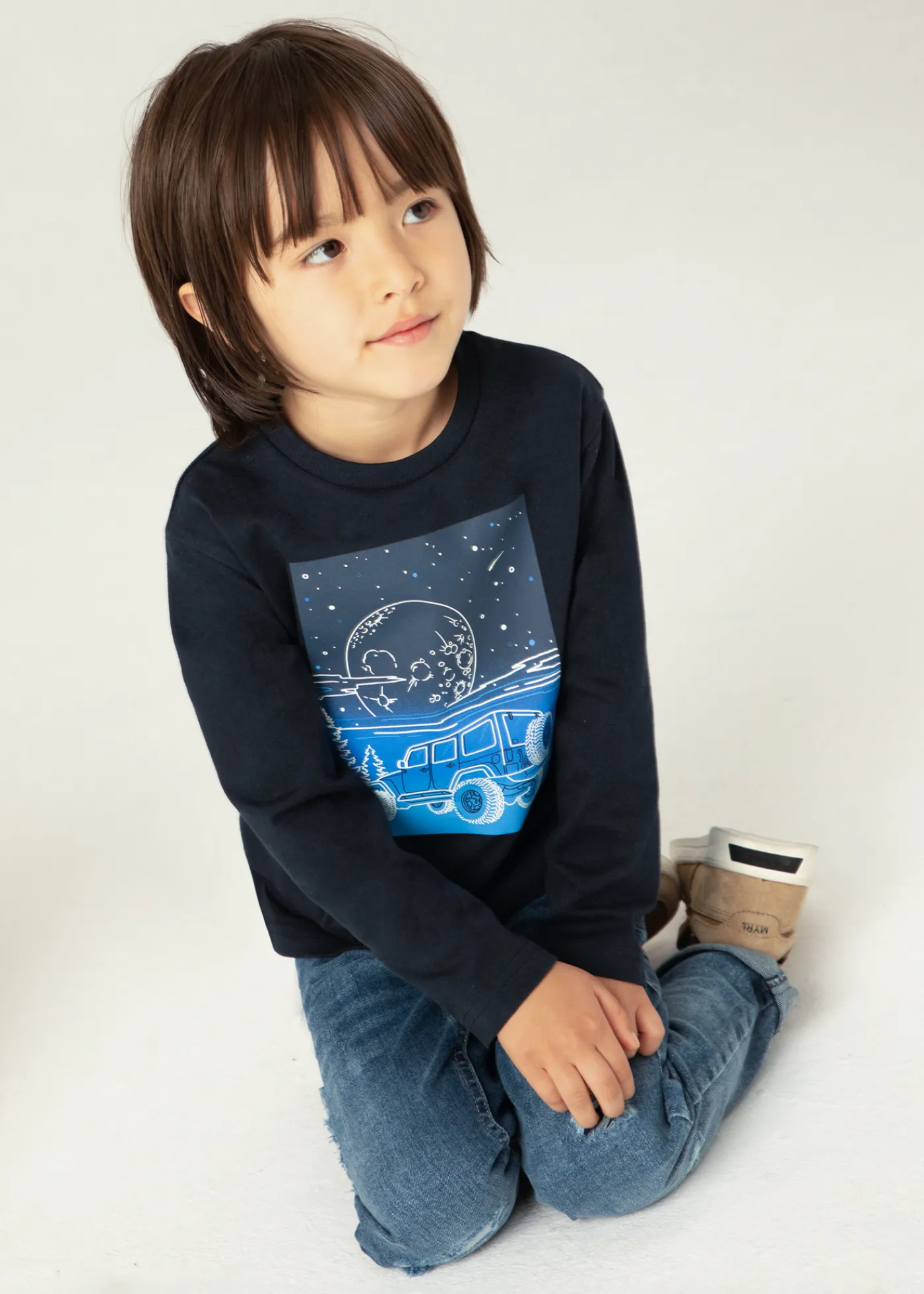 Outlet Camiseta gráfica fosforecente niño Camisetas