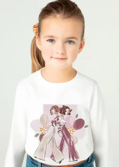 Outlet Camiseta gráfica niña Camisetas Y Polos