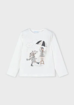 Shop Camiseta gráfica niña Camisetas Y Polos