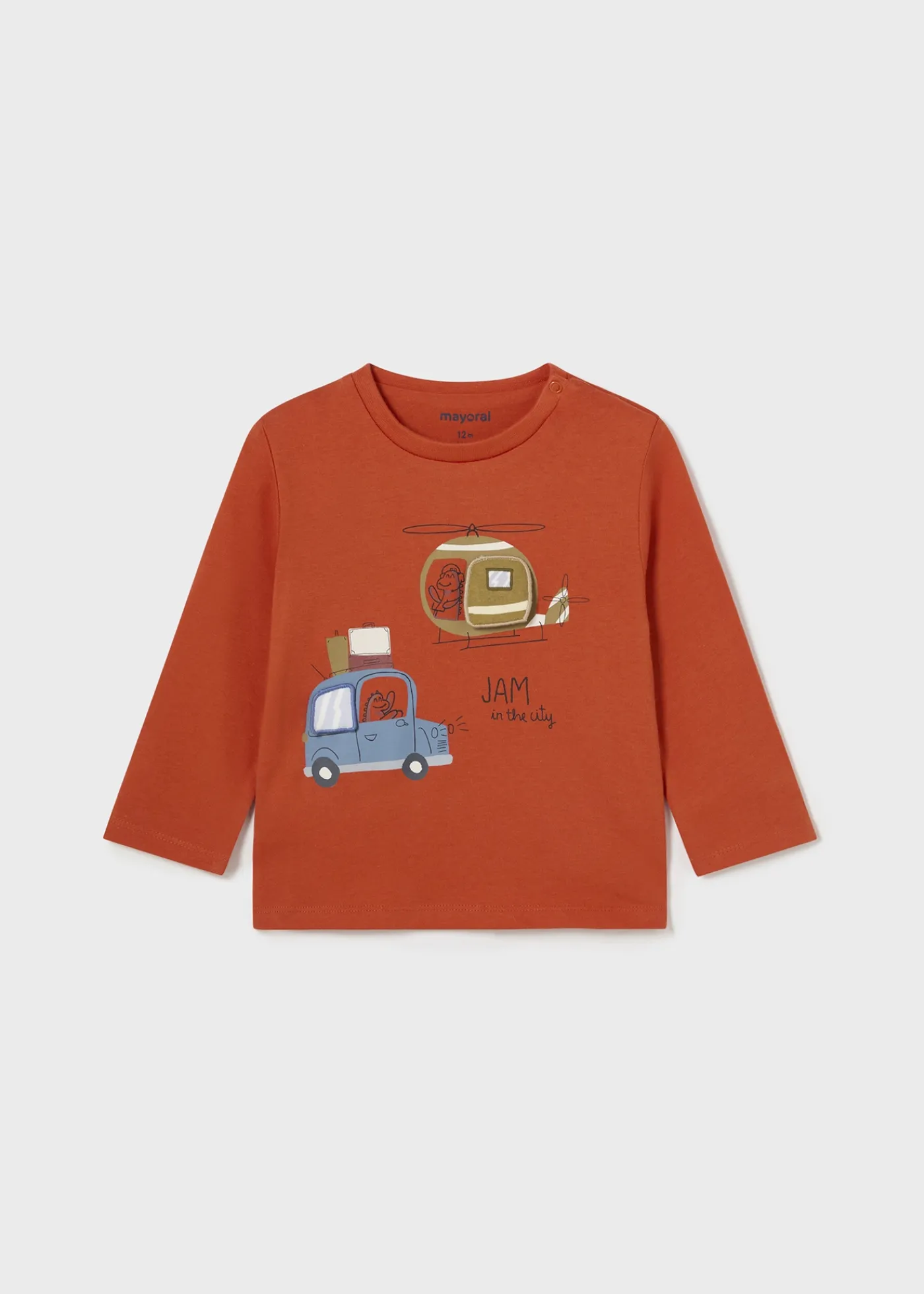 Outlet Camiseta interactiva transportes bebé Bodies Y Camisetas