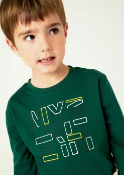 Discount Camiseta letras básica niño Camisetas