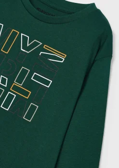 Discount Camiseta letras básica niño Camisetas