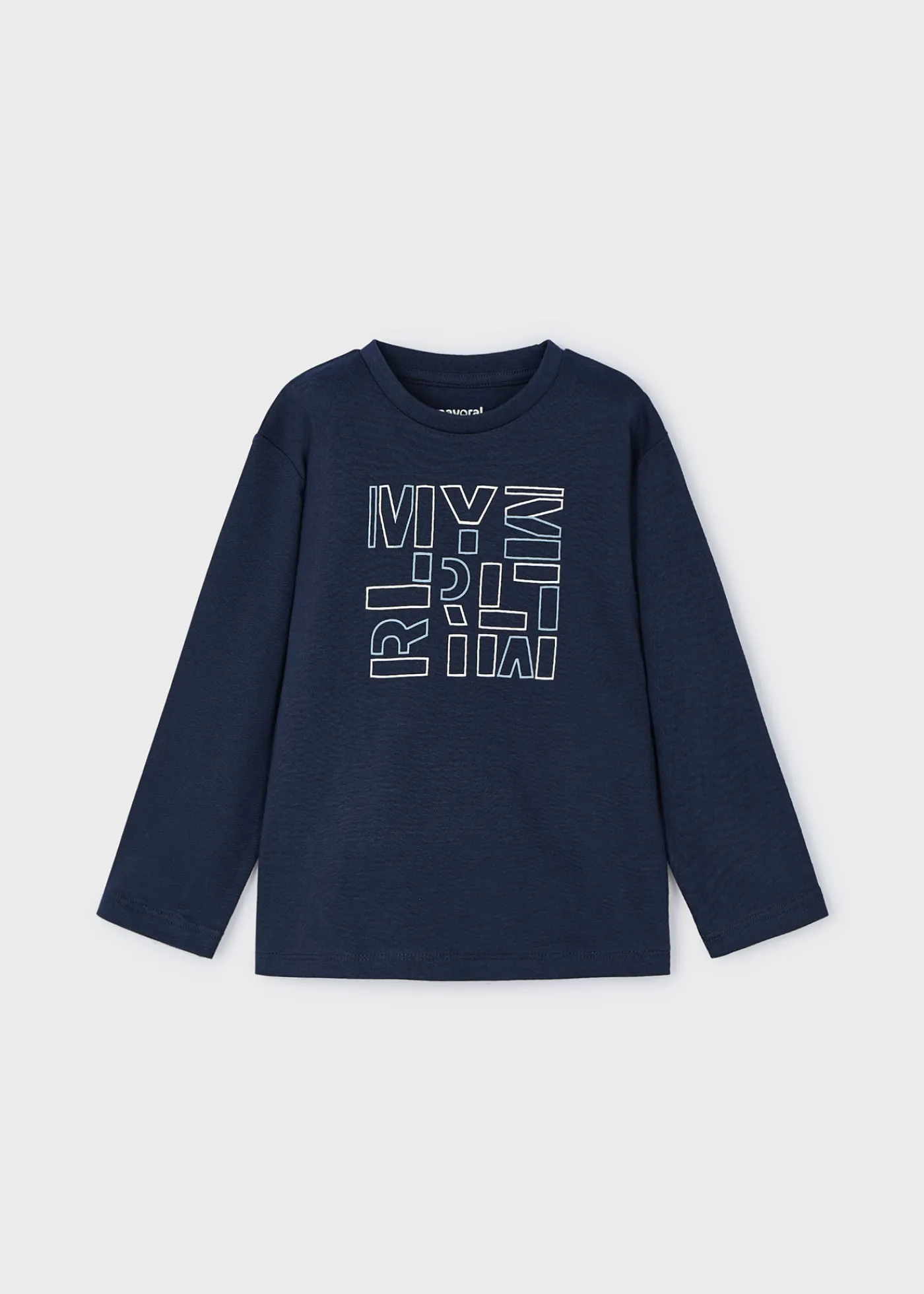 Clearance Camiseta letras básica niño Camisetas