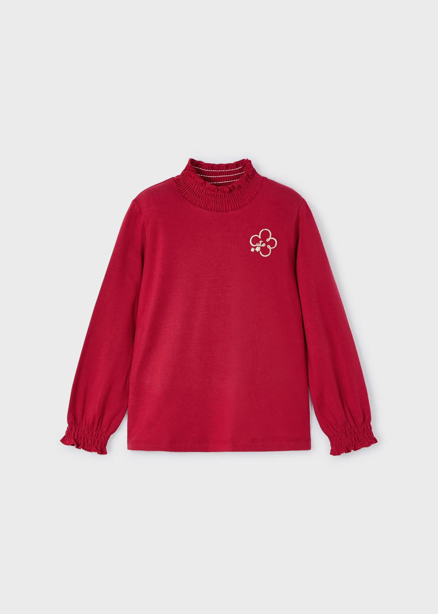 Shop Camiseta semicisne básica niña Camisetas Y Polos