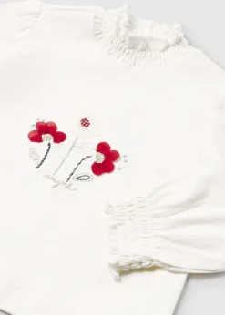 Discount Camiseta semicisne flores bebé Bodies Y Camisetas